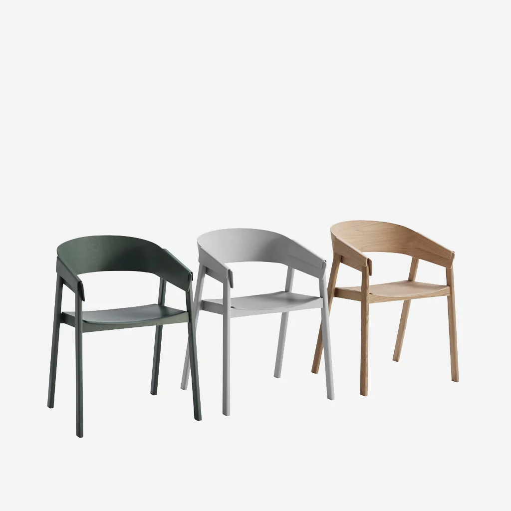 Muuto Cover Armchair Oak - Image 5