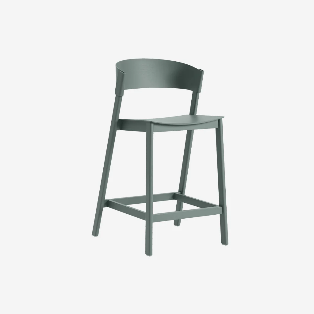 Muuto Cover Counter Stool Green