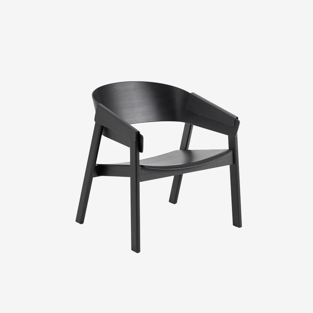 Muuto Cover Lounge Chair Black