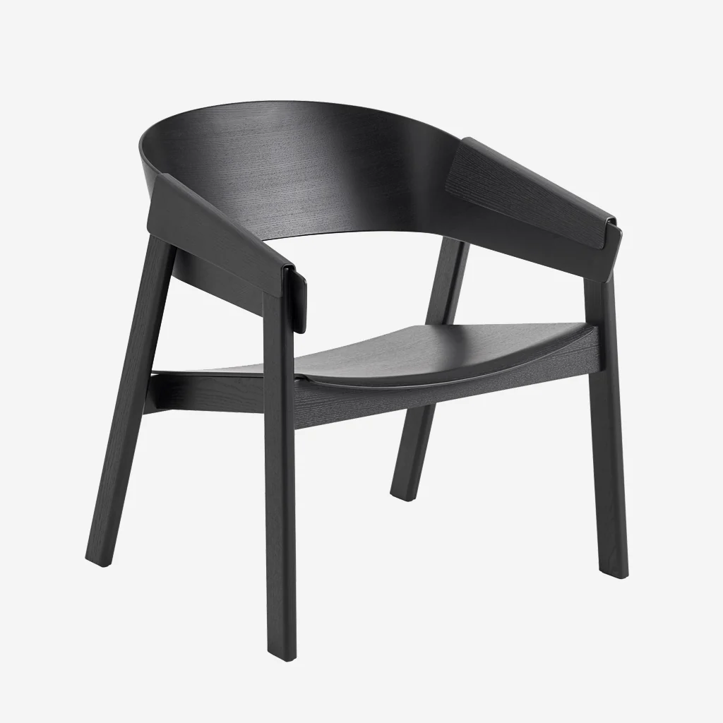 Muuto Cover Lounge Chair Black - Image 2