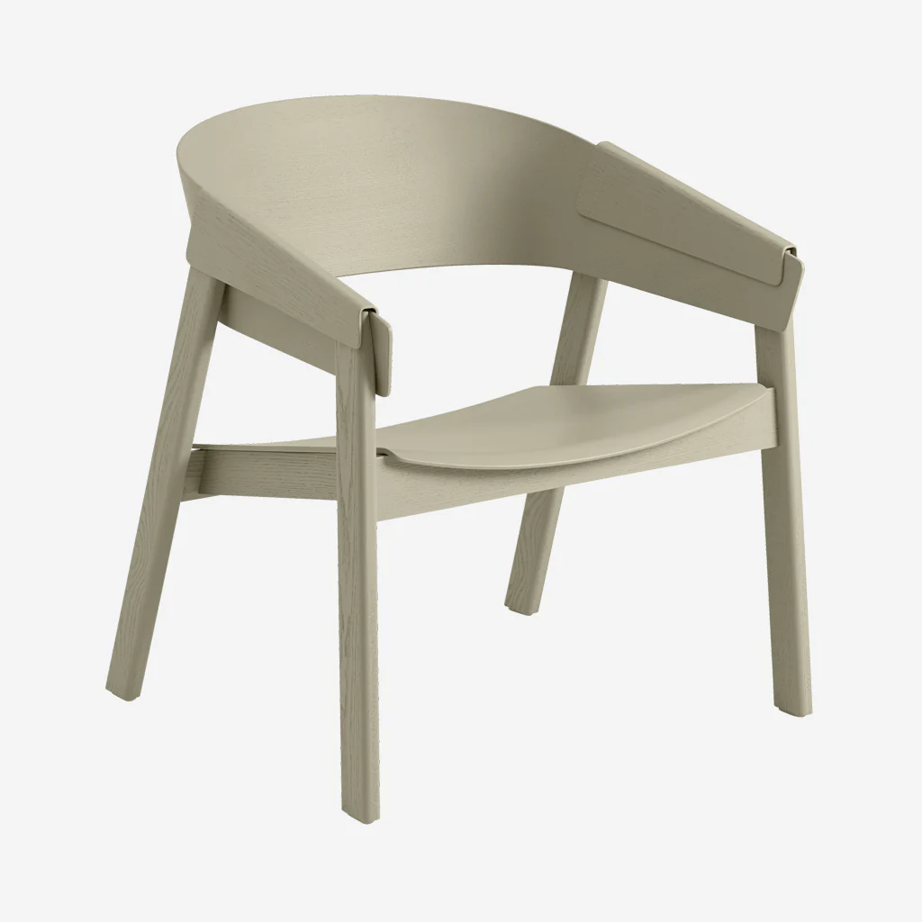 Muuto Cover Lounge Chair Dark Beige - Image 2