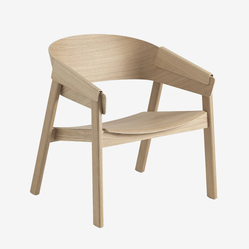 Muuto Cover Lounge Chair Oak - Image 2
