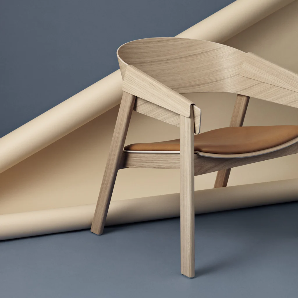 Muuto Cover Lounge Chair Oak - Image 4