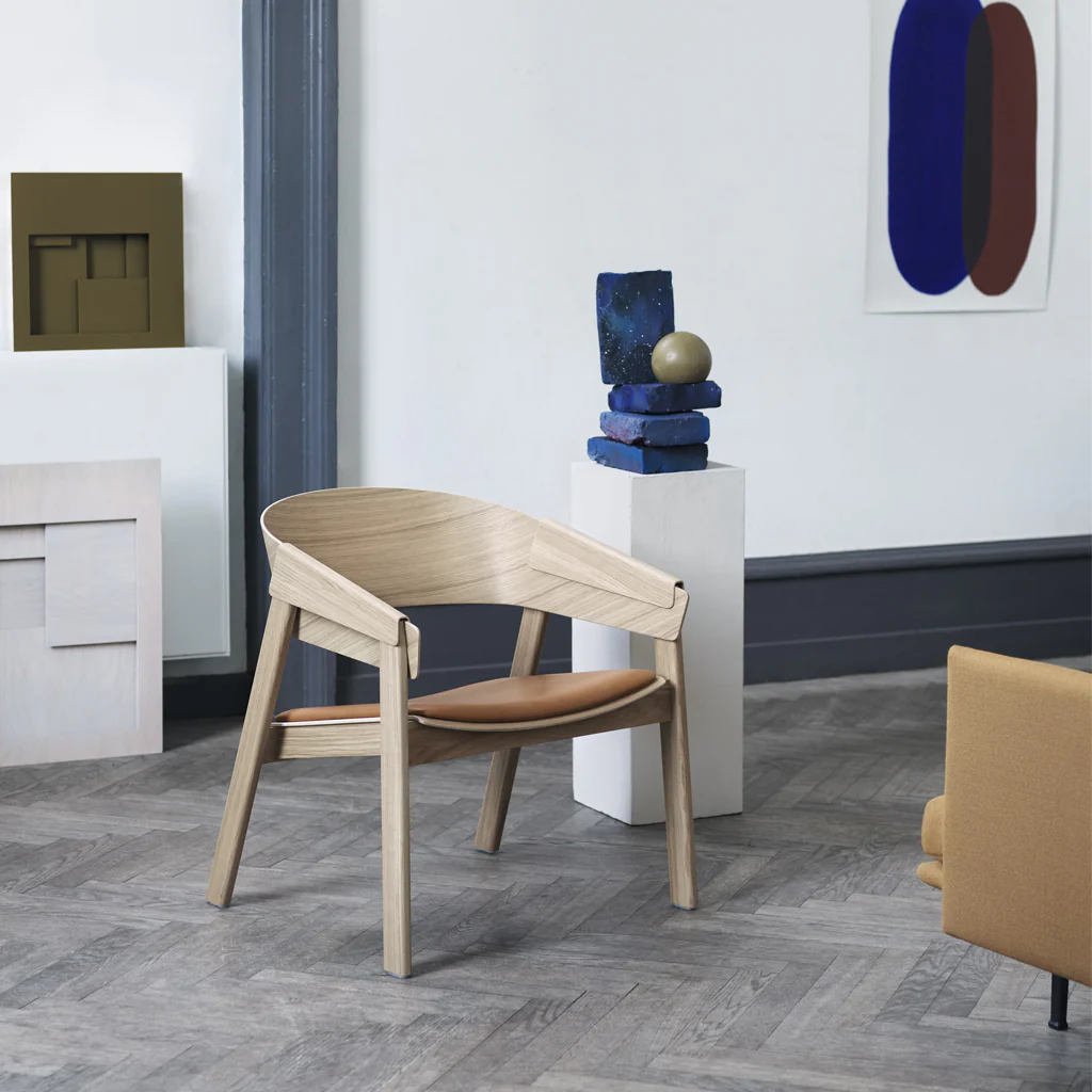 Muuto Cover Lounge Chair Oak - Image 5
