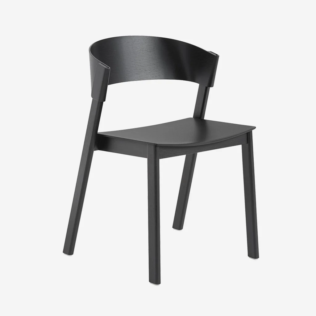 Muuto Cover Side Chair Black - Image 2