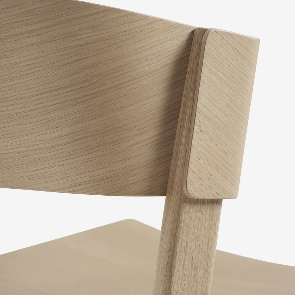 Muuto Cover Side Chair Oak Steelcut Trio - Image 5