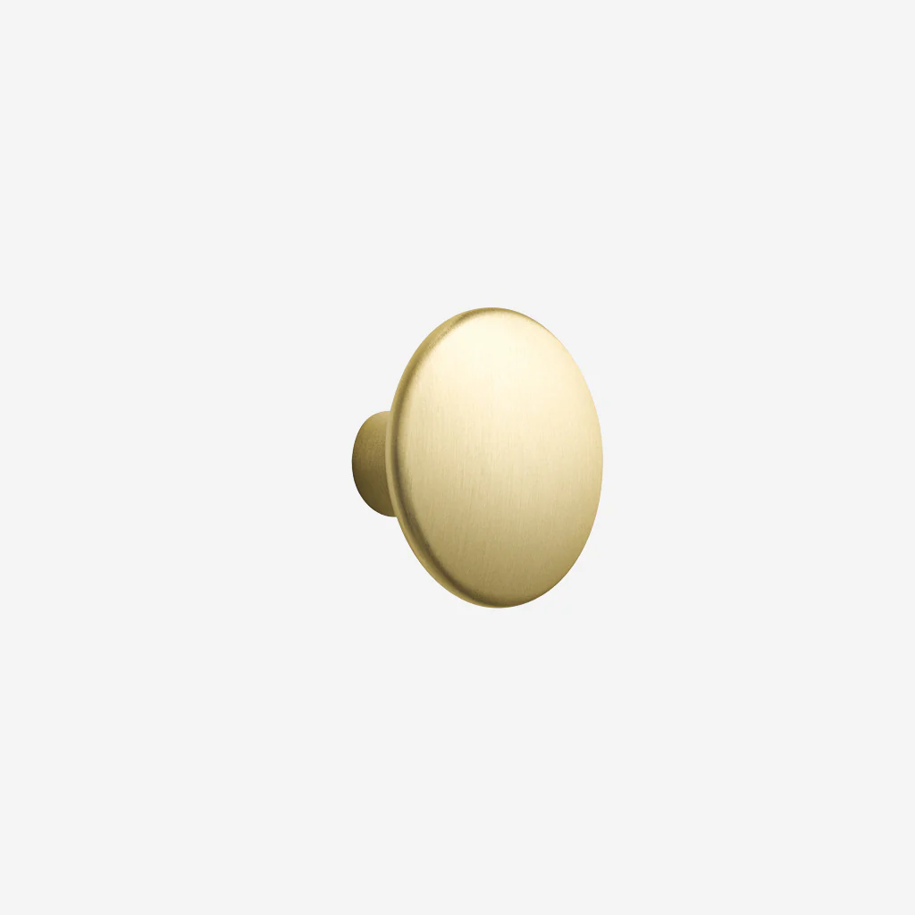 Muuto Dots Hook Metal Brass Medium