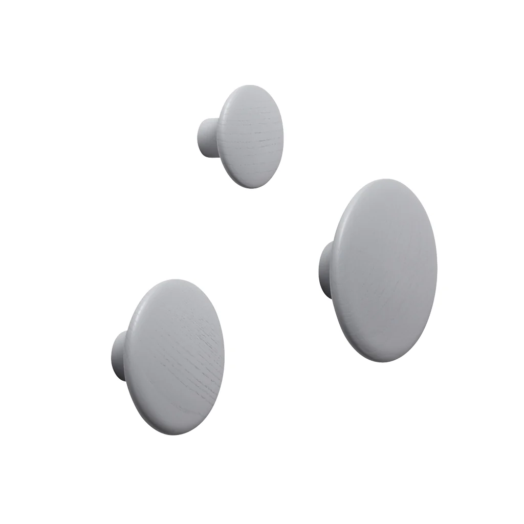 Muuto Dots Hook Wood Grey Extra Small - Image 4