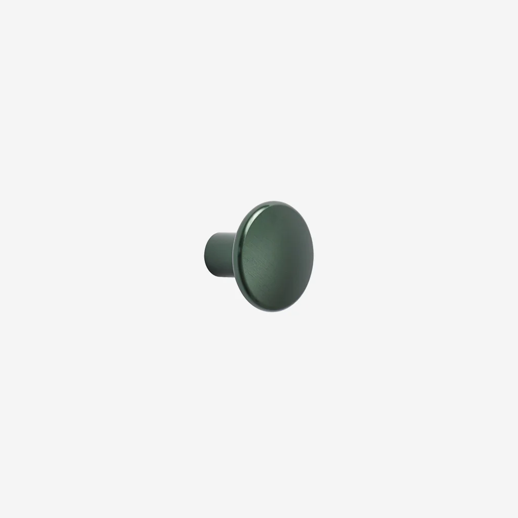 Muuto Dots Hook Metal Dark Green Small