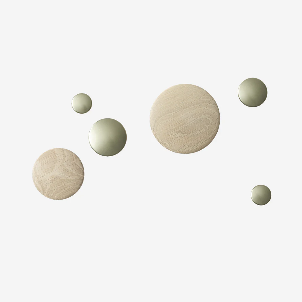 Muuto Dots Hook Metal Light Green Medium - Image 2