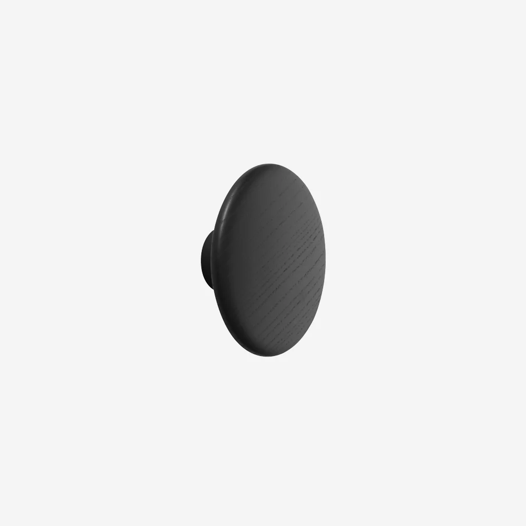 Muuto Dots Hook Wood Black Large