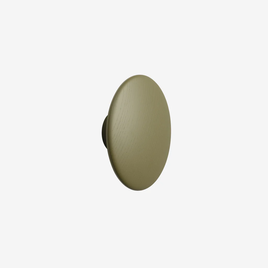 Muuto Dots Hook Wood Brown Green Large