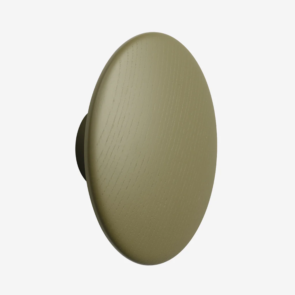 Muuto Dots Hook Wood Brown Green Large - Image 6