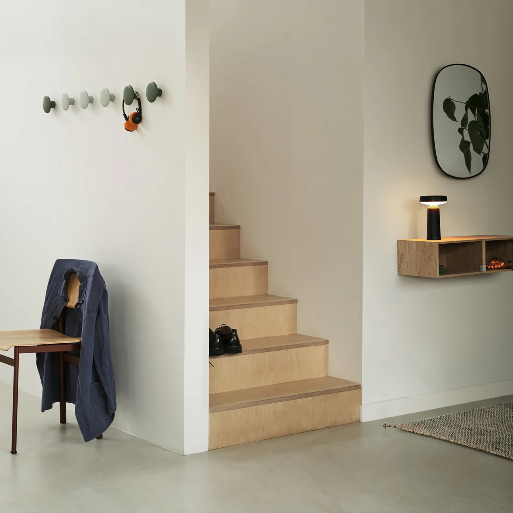 Muuto Dots Hook Wood Burnt Orange Small - Image 3