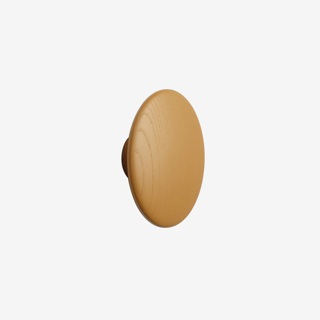 Muuto Dots Hook Wood Burnt Orange Large