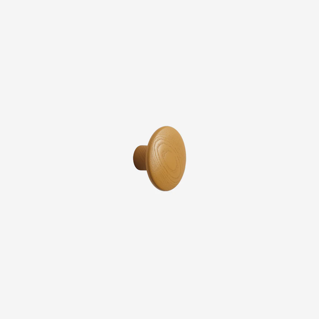 Muuto Dots Hook Wood Burnt Orange Small