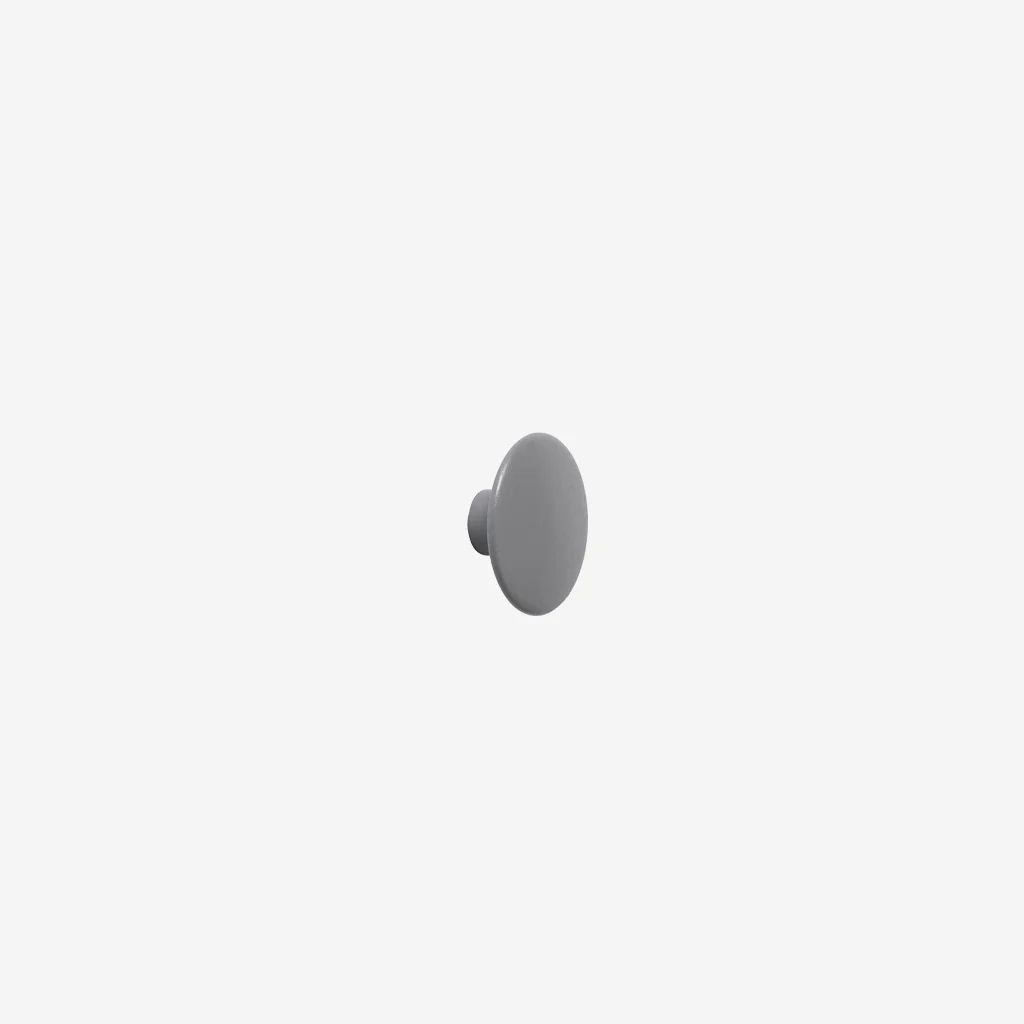 Muuto Dots Hook Wood Dark Grey Extra Small
