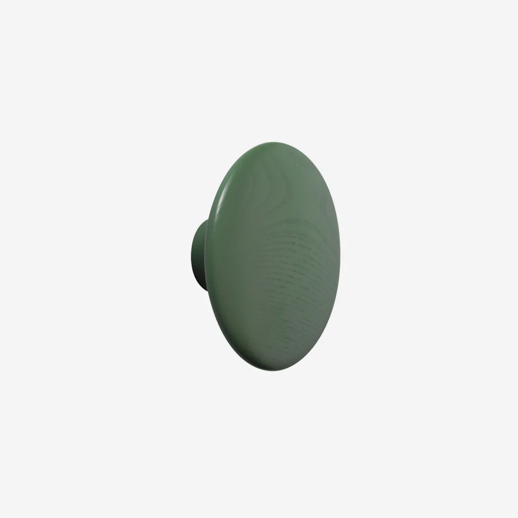 Muuto Dots Hook Wood Dusty Green Large