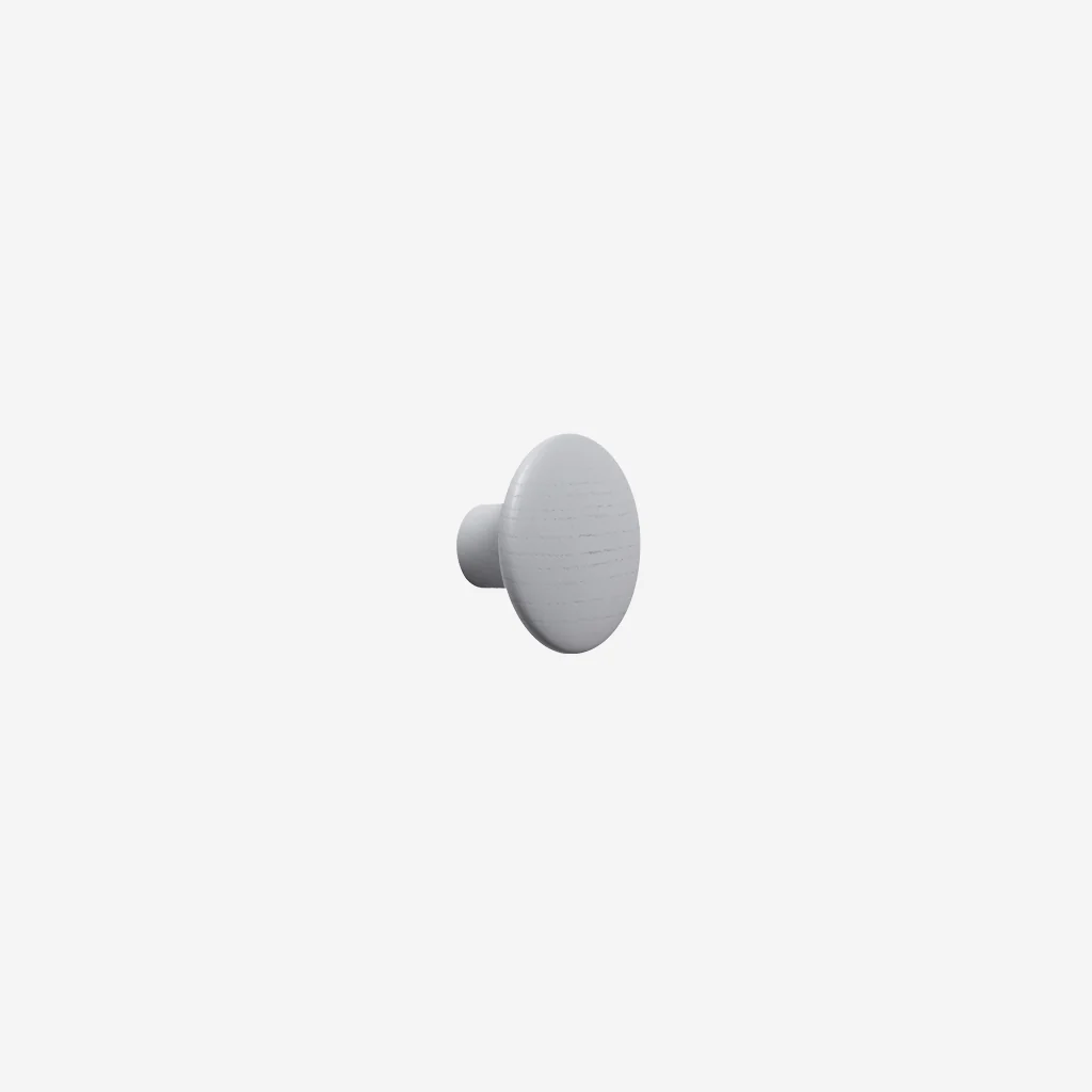 Muuto Dots Hook Wood Grey Small