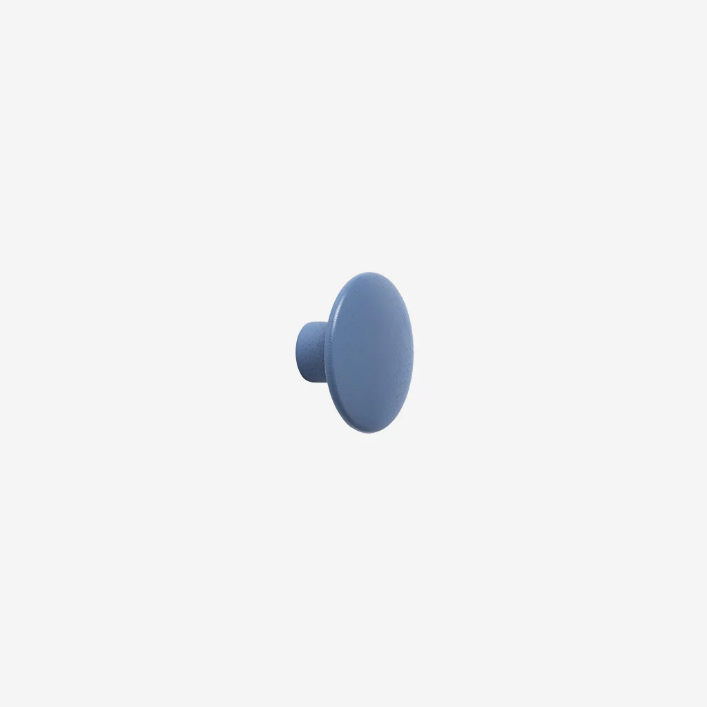 Muuto Dots Hook Wood Pale Blue Small