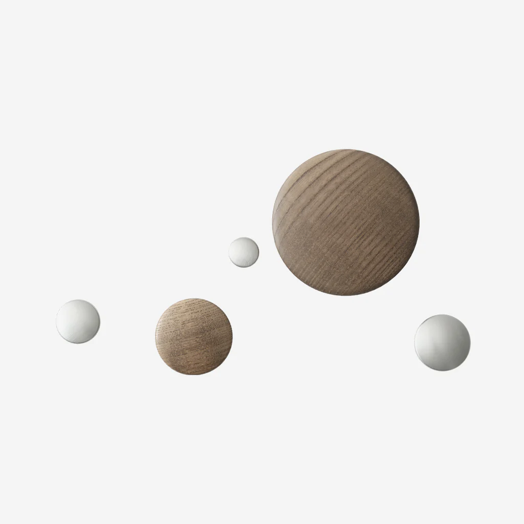 Muuto Dots Hook Wood Stained Dark Brown Extra Small - Image 4