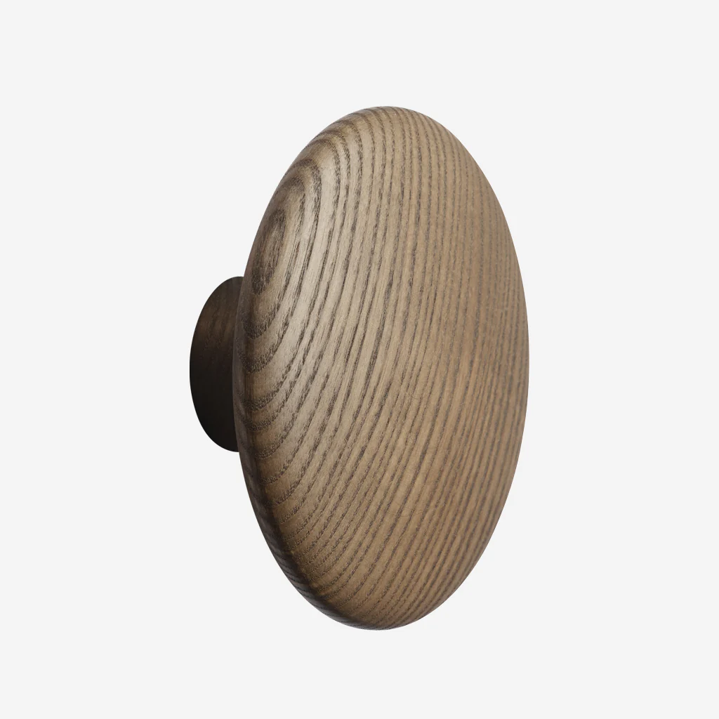 Muuto Dots Hook Wood Stained Dark Brown Medium - Image 6