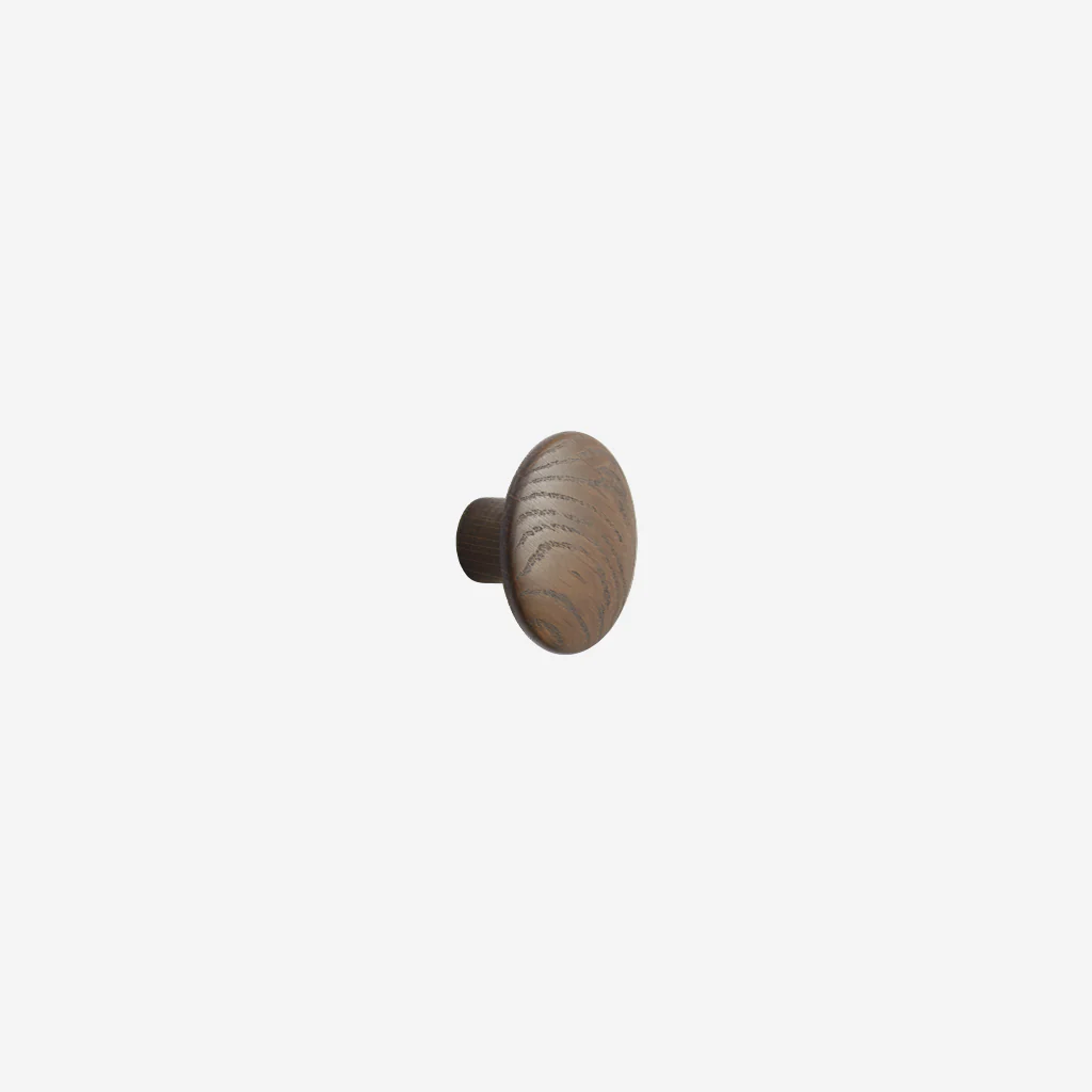Muuto Dots Hook Wood Stained Dark Brown Small