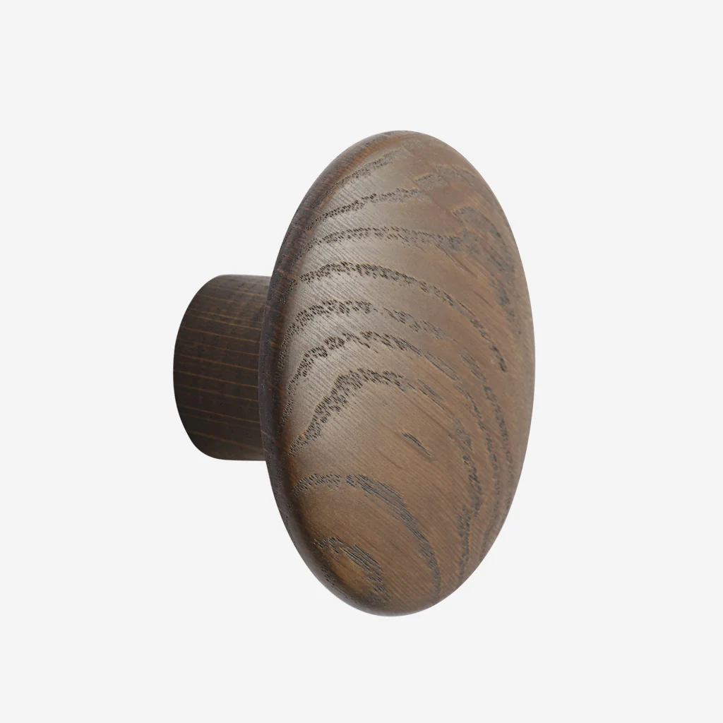Muuto Dots Hook Wood Stained Dark Brown Small - Image 6