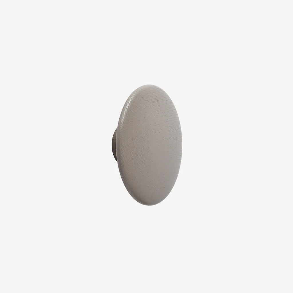 Muuto Dots Hook Wood Taupe Large
