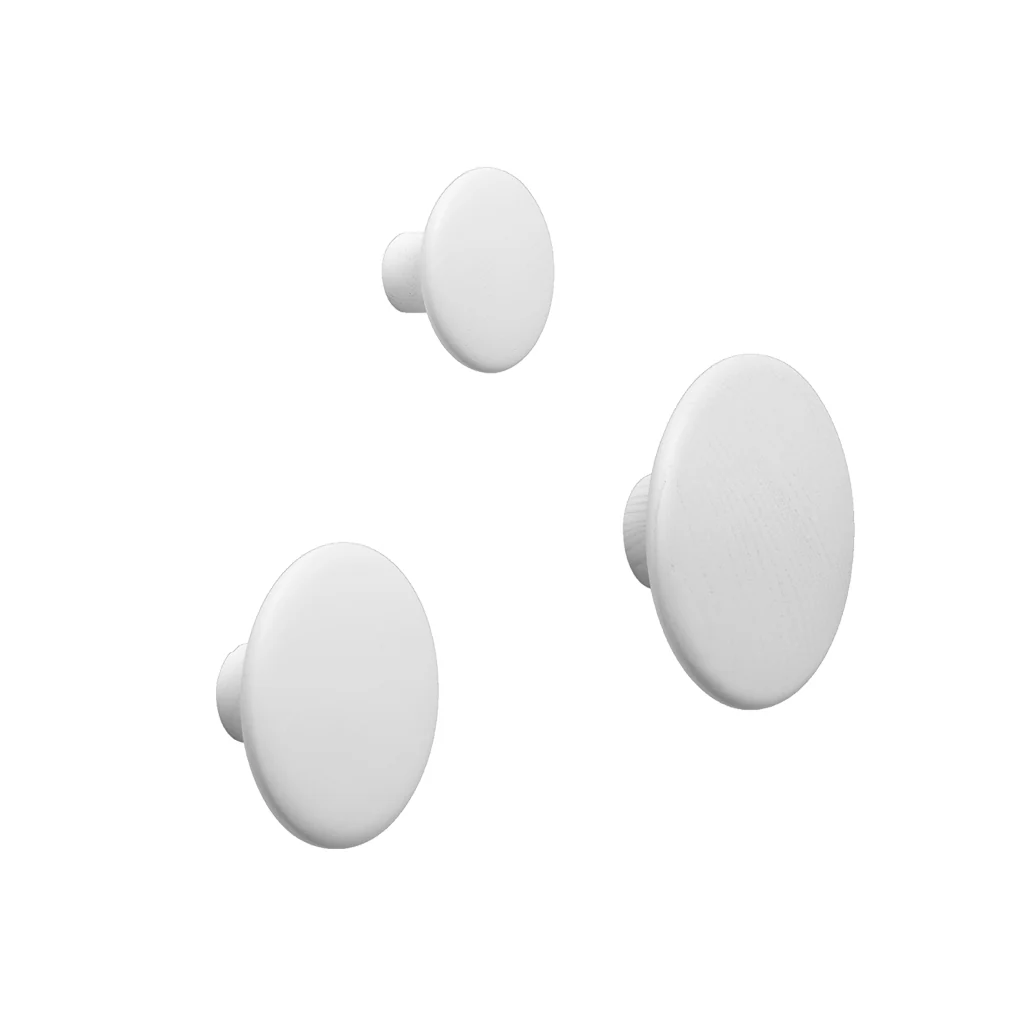 Muuto Dots Hook Wood White Small - Image 4