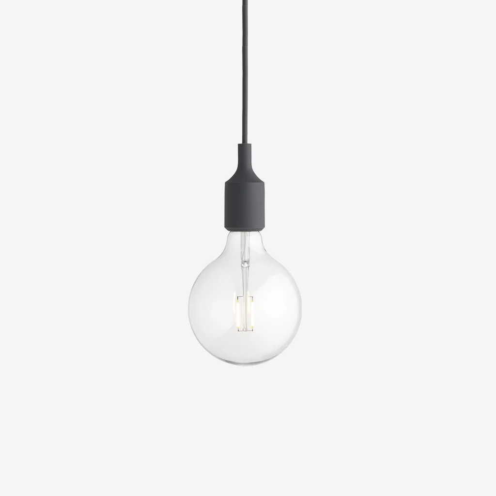 Muuto E27 Pendant Lamp Dark Grey