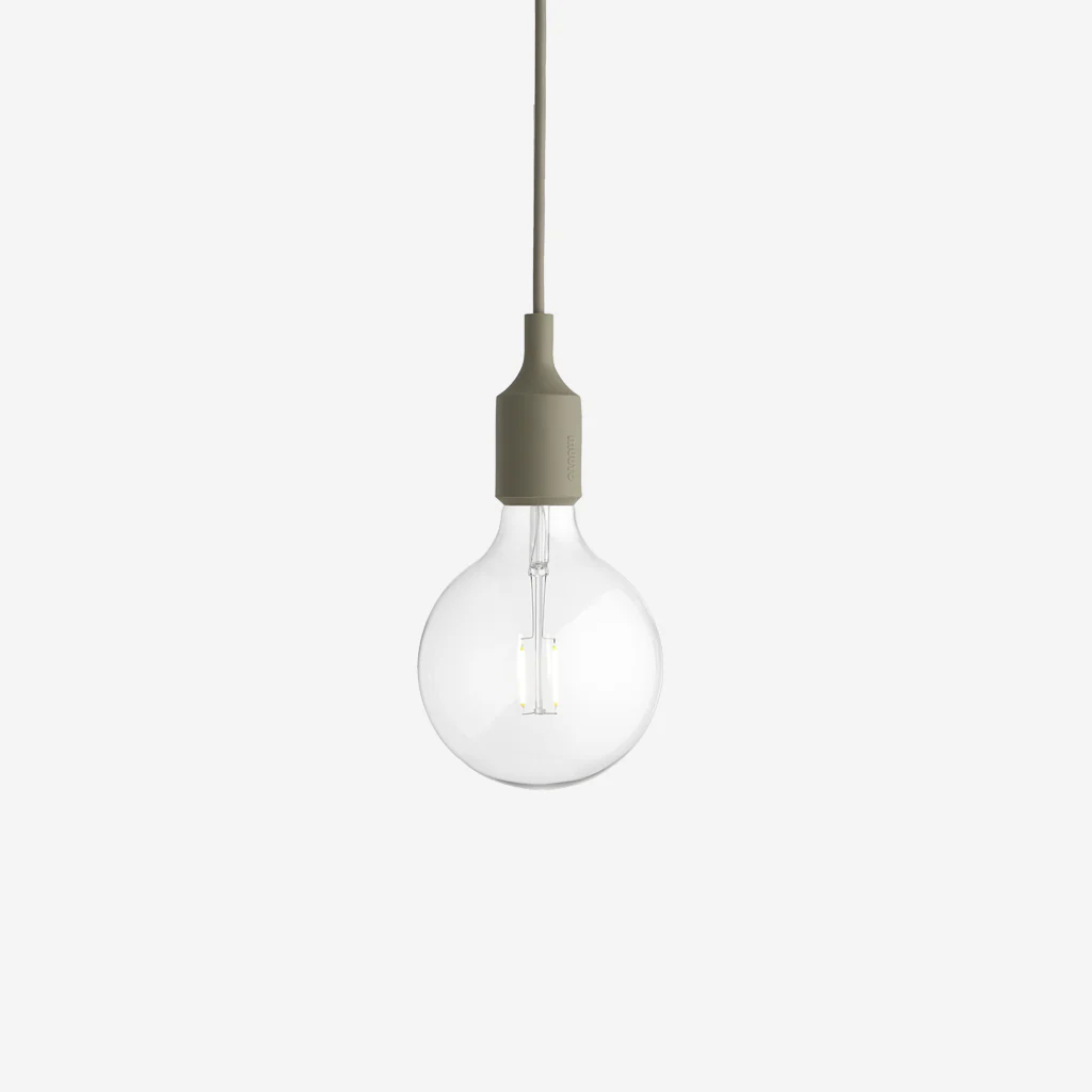 Muuto E27 Pendant Lamp Olive