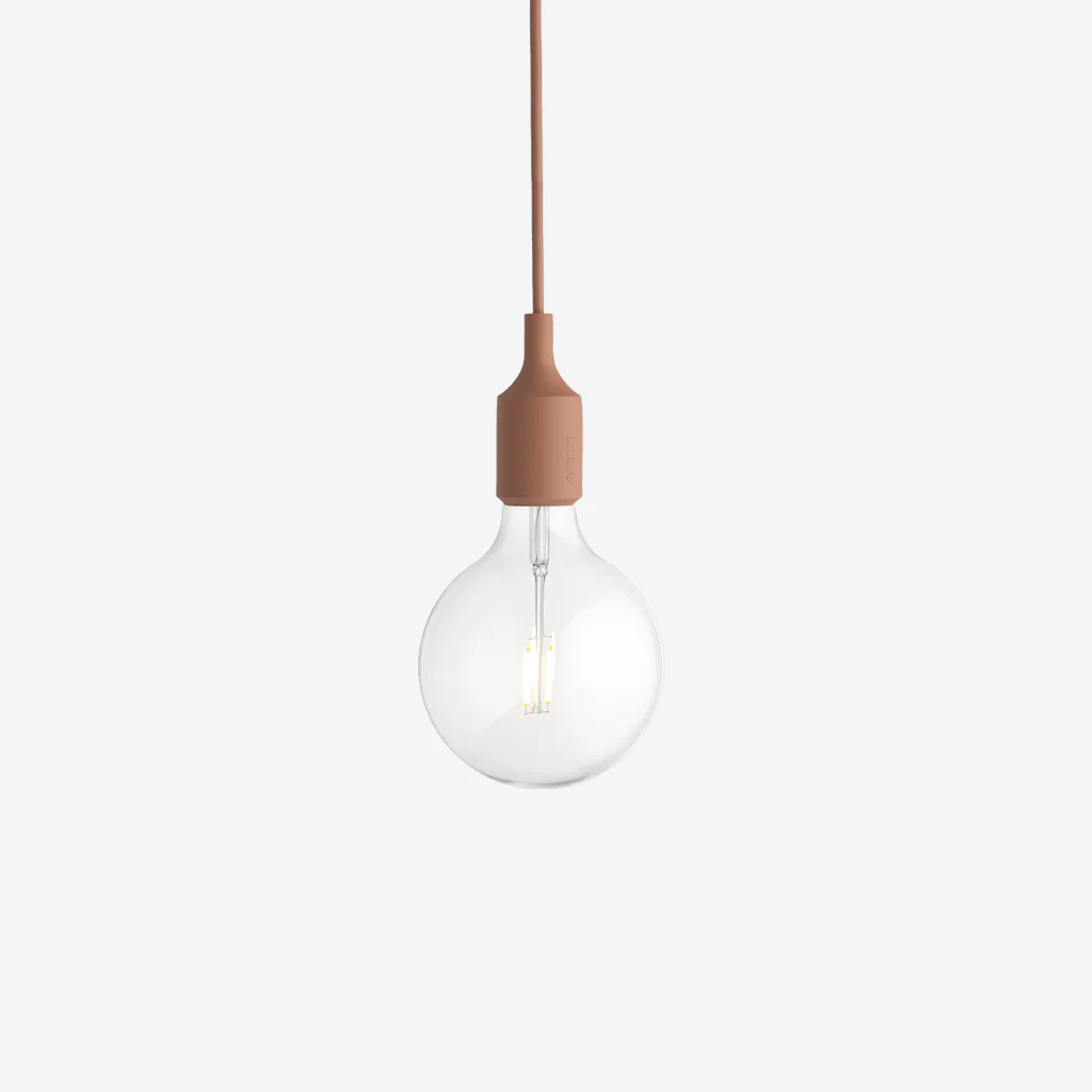 Muuto E27 Pendant Lamp terracotta