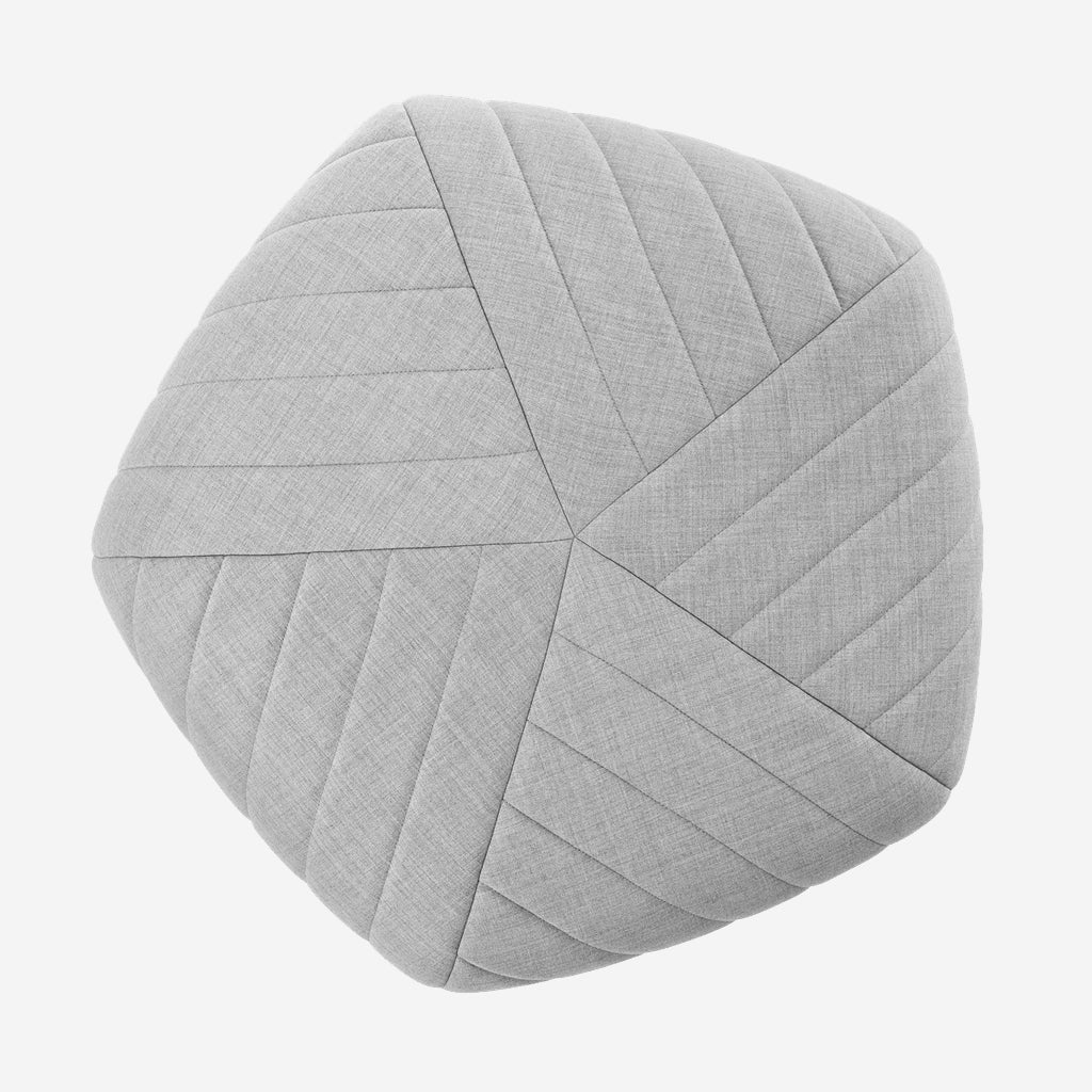 Muuto Five Pouf Large Grey - Image 3