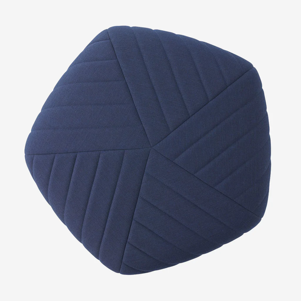 Muuto Five Pouf Large Midnight Blue - Image 2