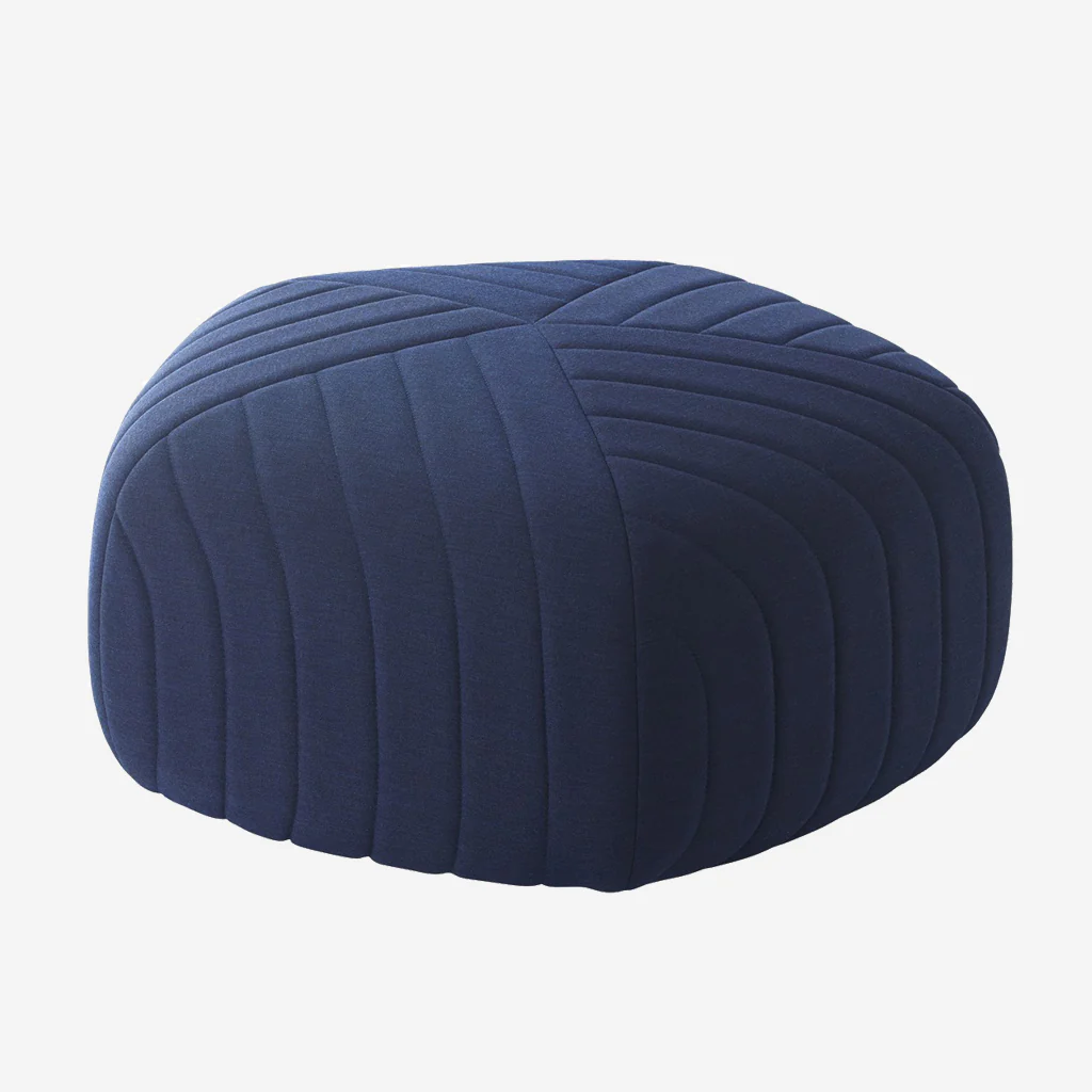 Muuto Five Pouf Large Midnight Blue - Image 3