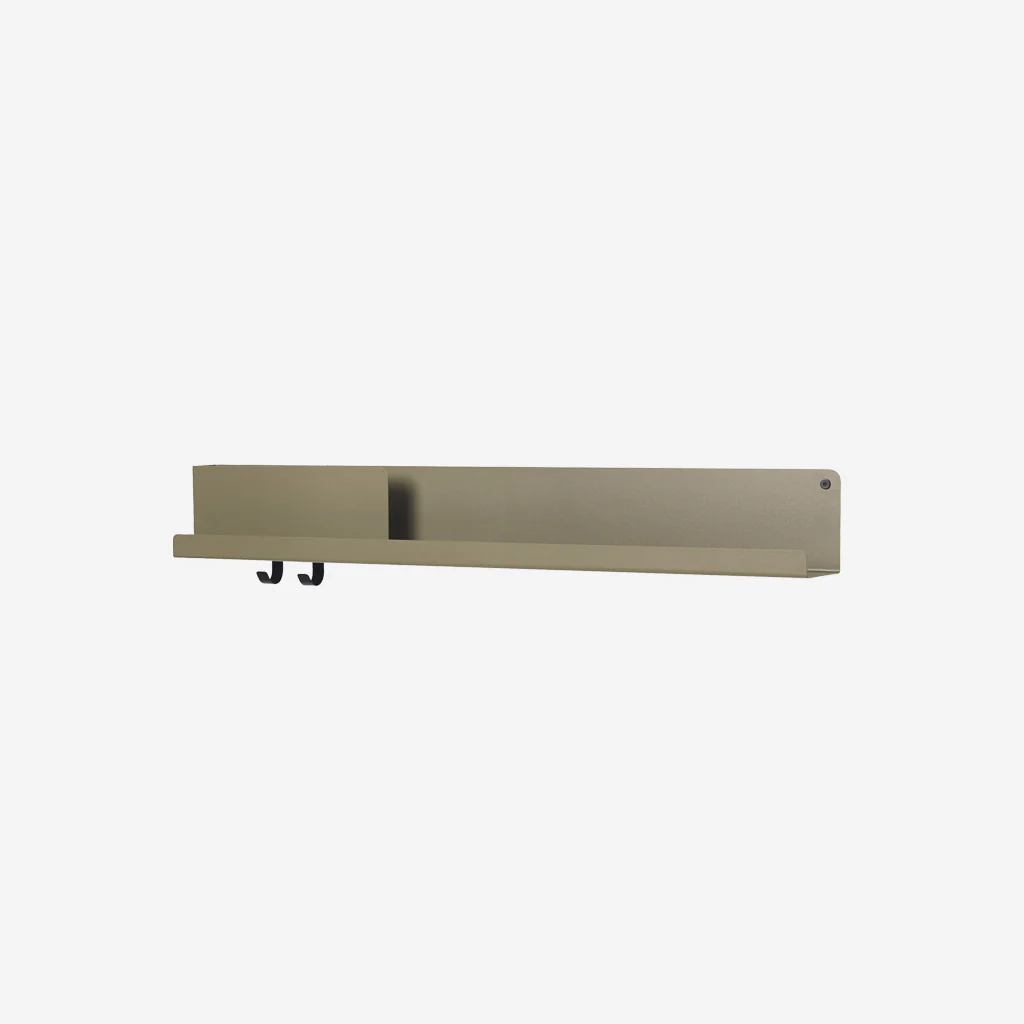 Muuto Folded Shelf Large Olive Green