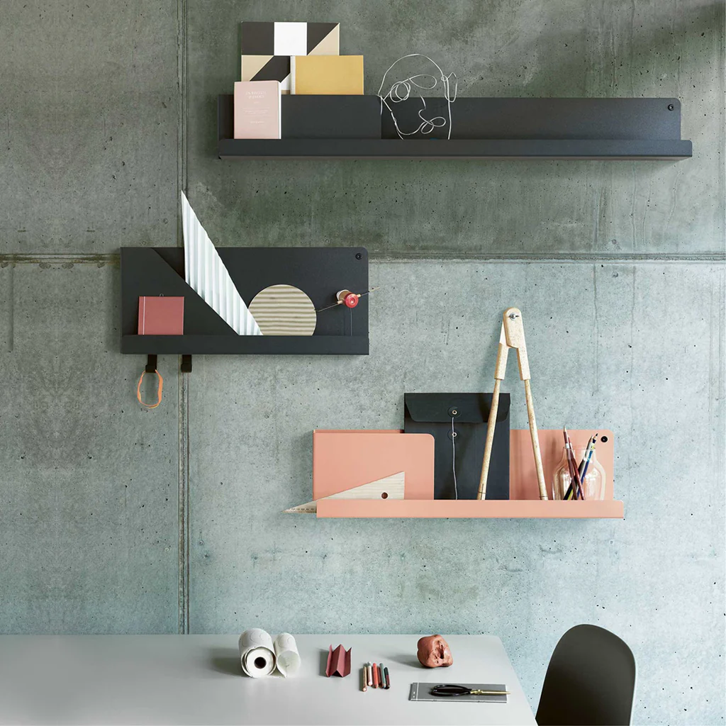 Muuto Folded Shelf Medium Blue Grey - Image 4