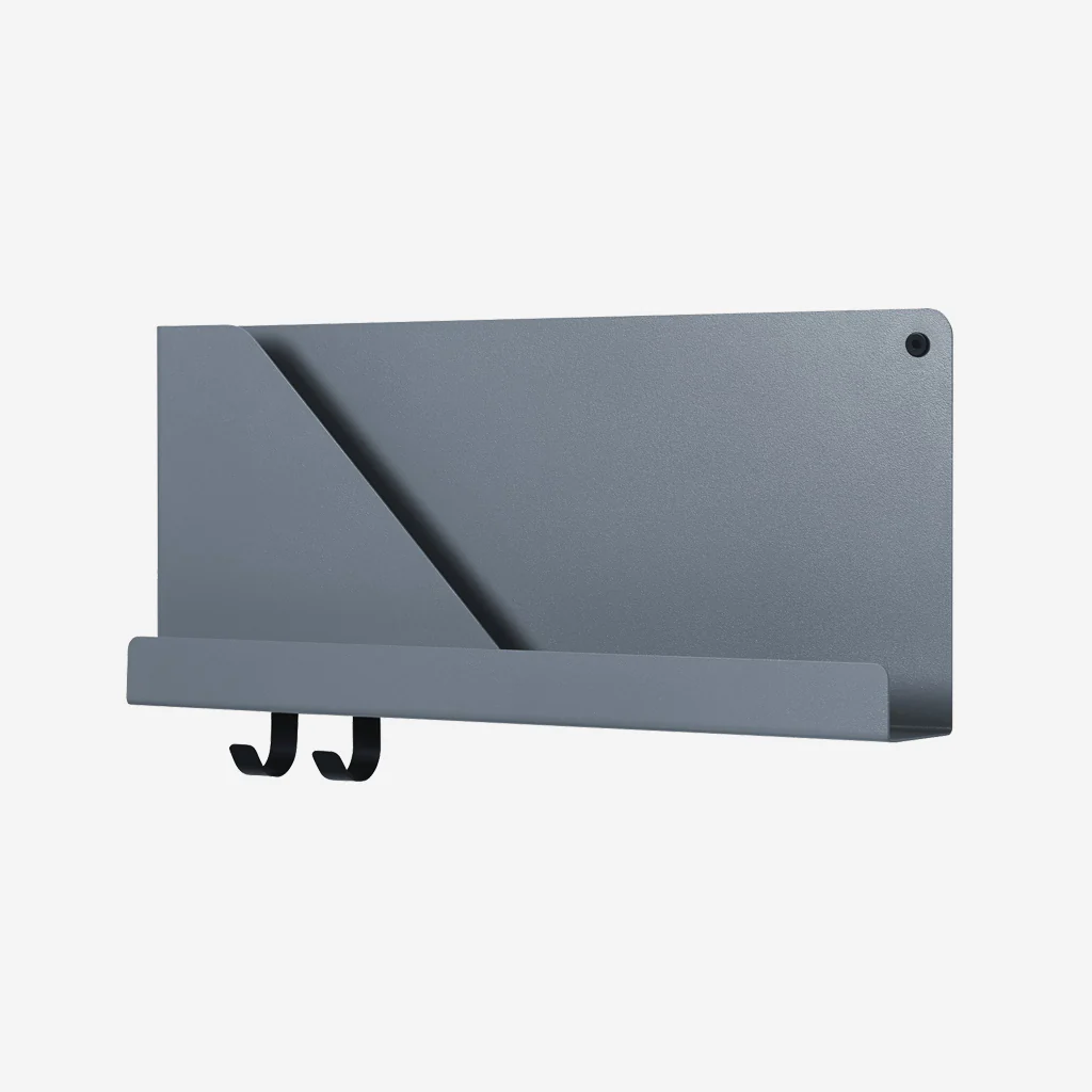 Muuto Folded Shelf Small Blue Grey - Image 2
