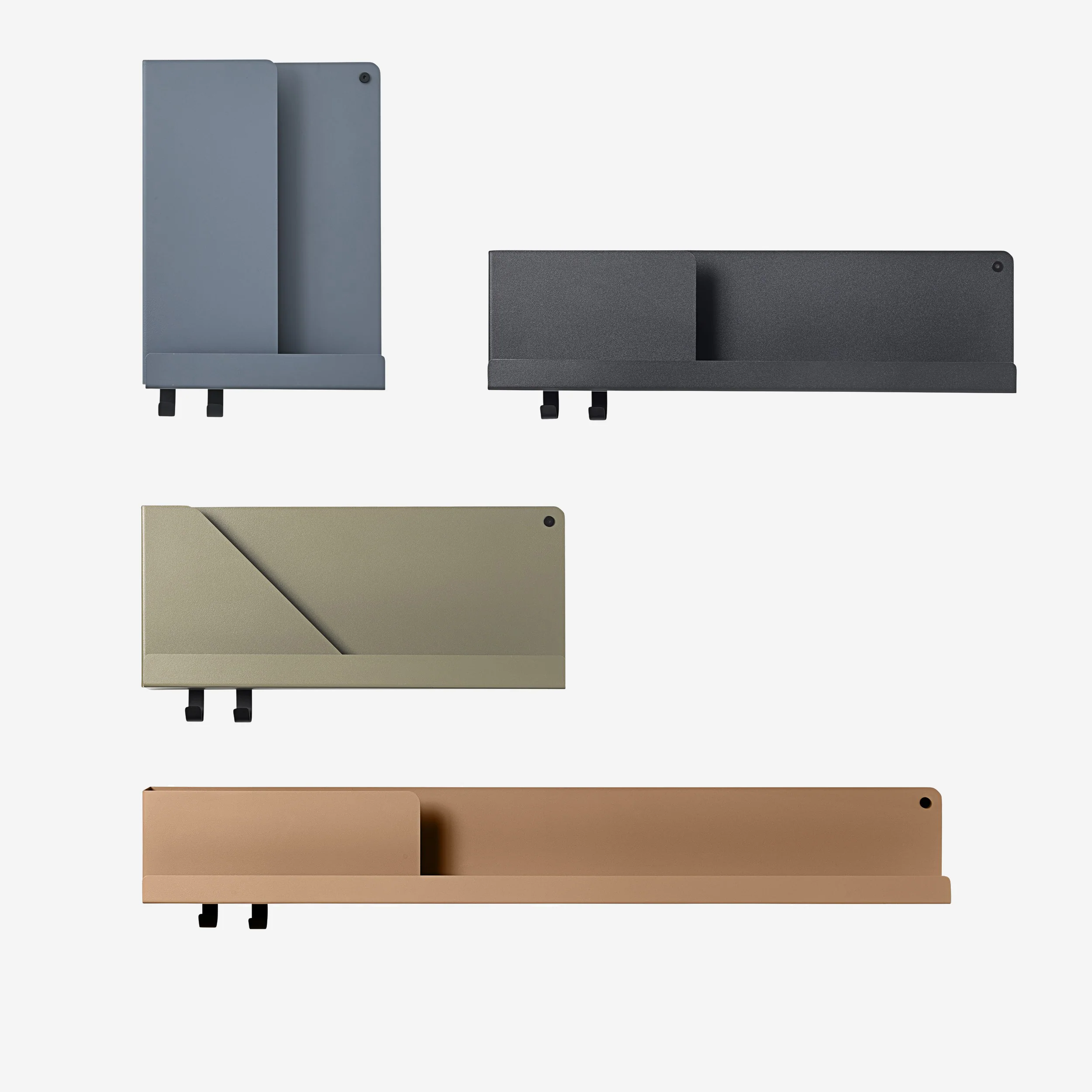Muuto Folded Shelf Small Blue Grey - Image 4