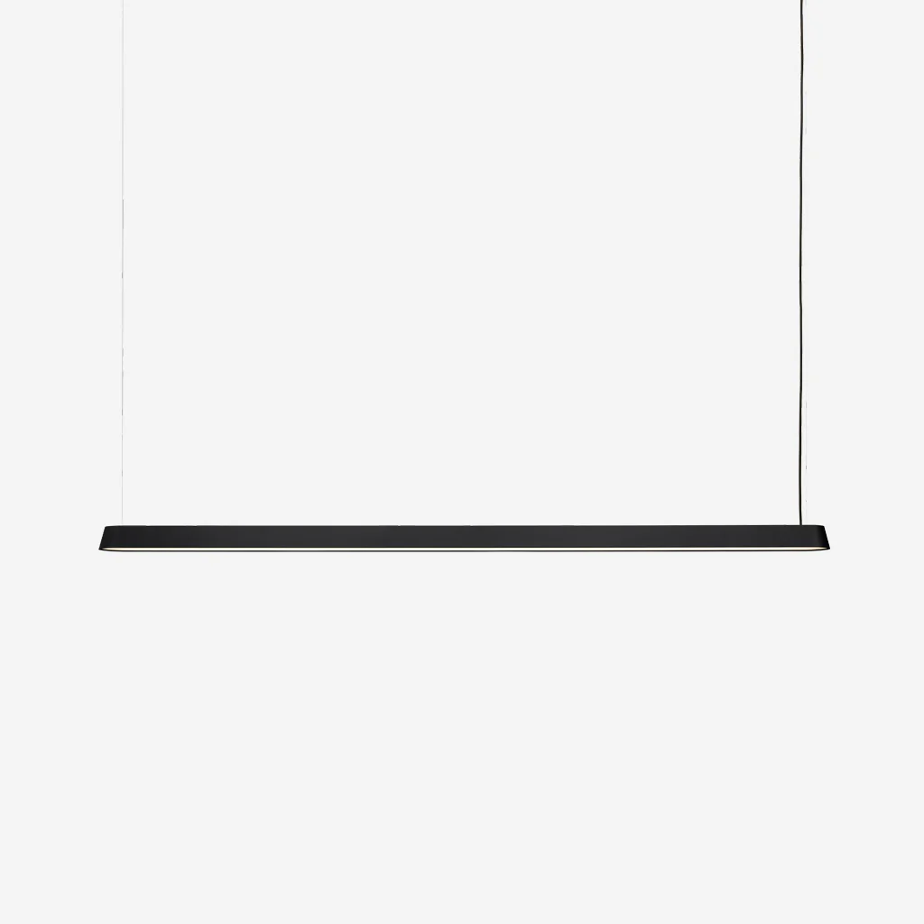 Muuto Linear Pendant Lamp Black 169.2cm - Image 4