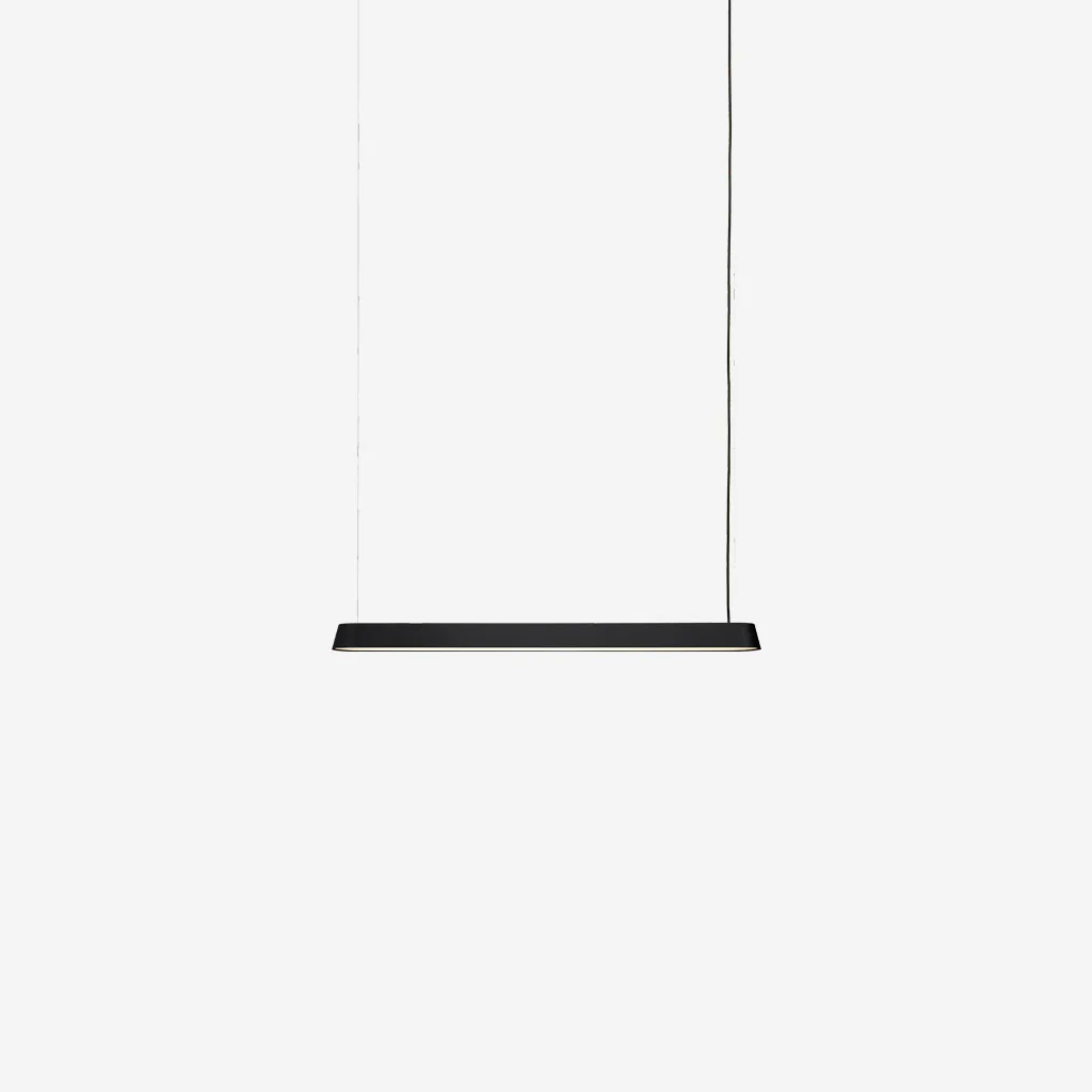 Muuto Linear Pendant Lamp Black 87.2cm - Image 5