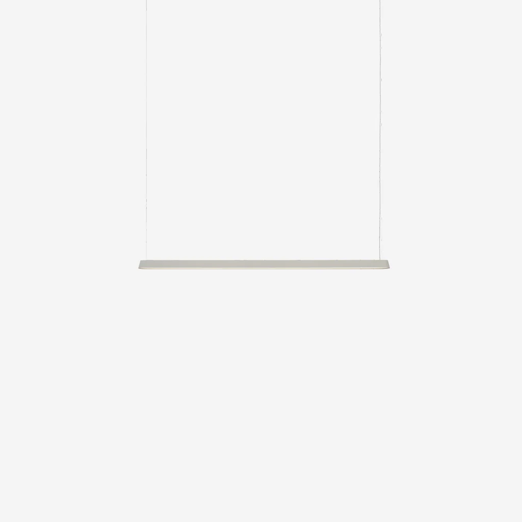 Muuto Linear Pendant Lamp Grey 169.2cm