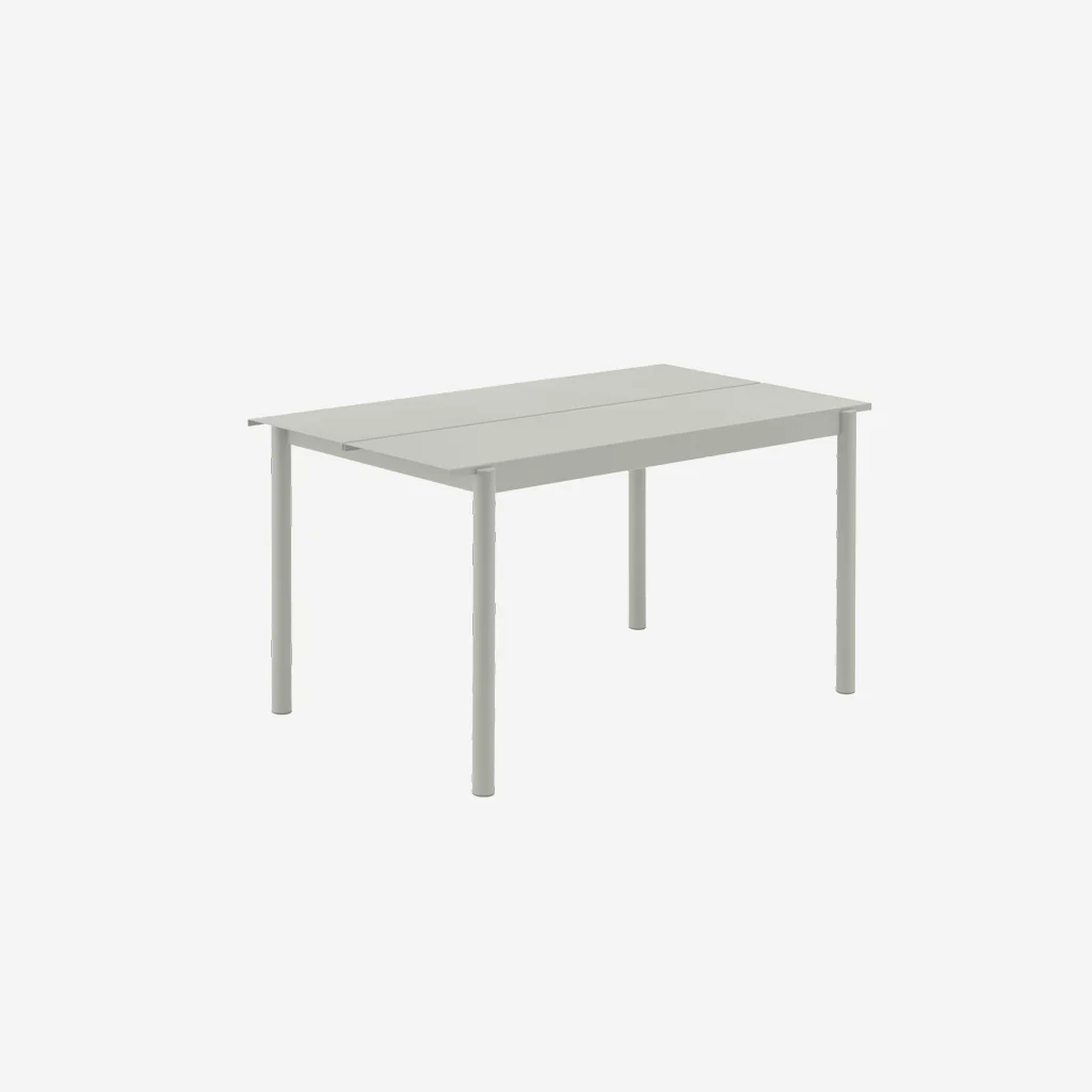 Muuto Linear Steel Table 140cm Grey