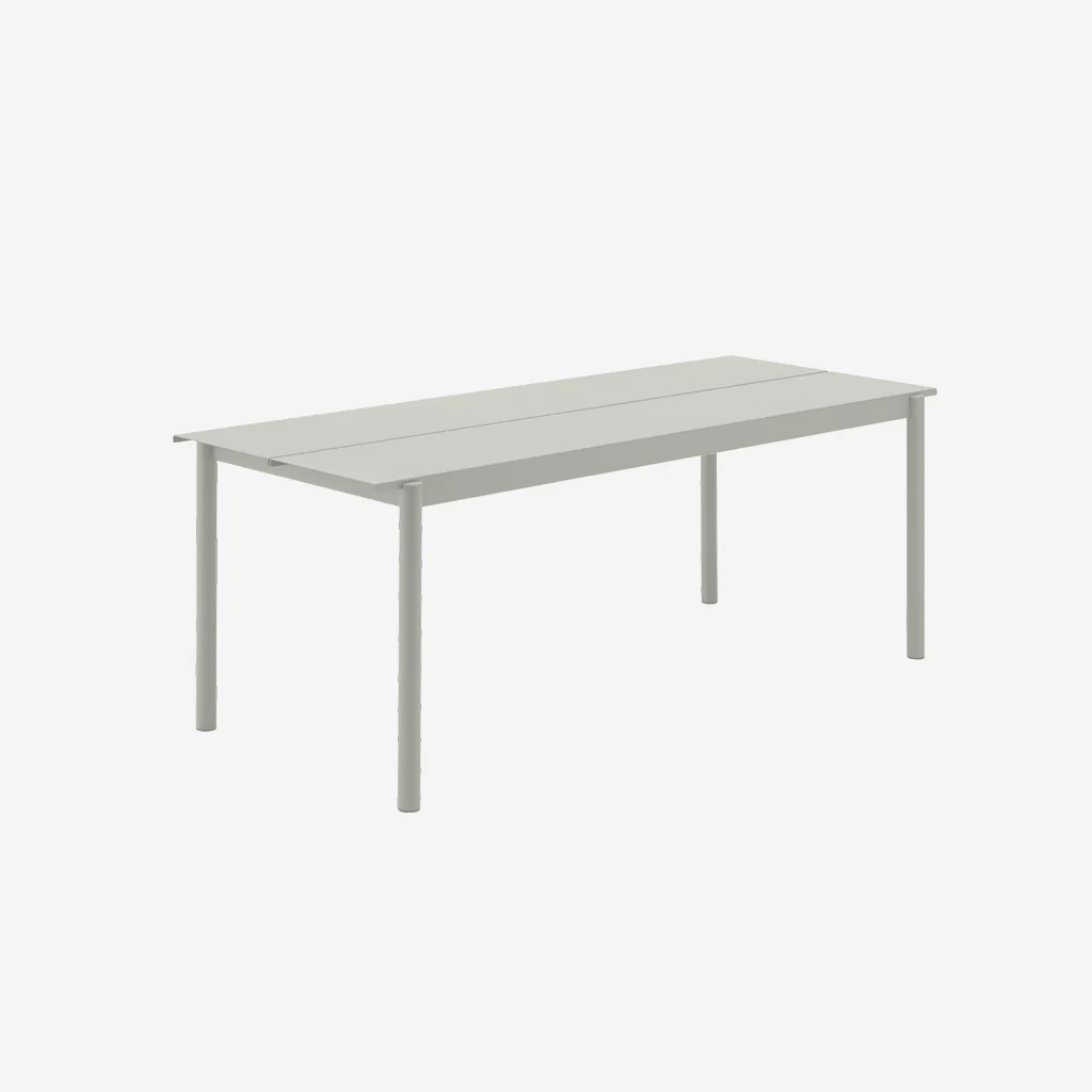 Muuto Linear Steel Table 200cm Grey