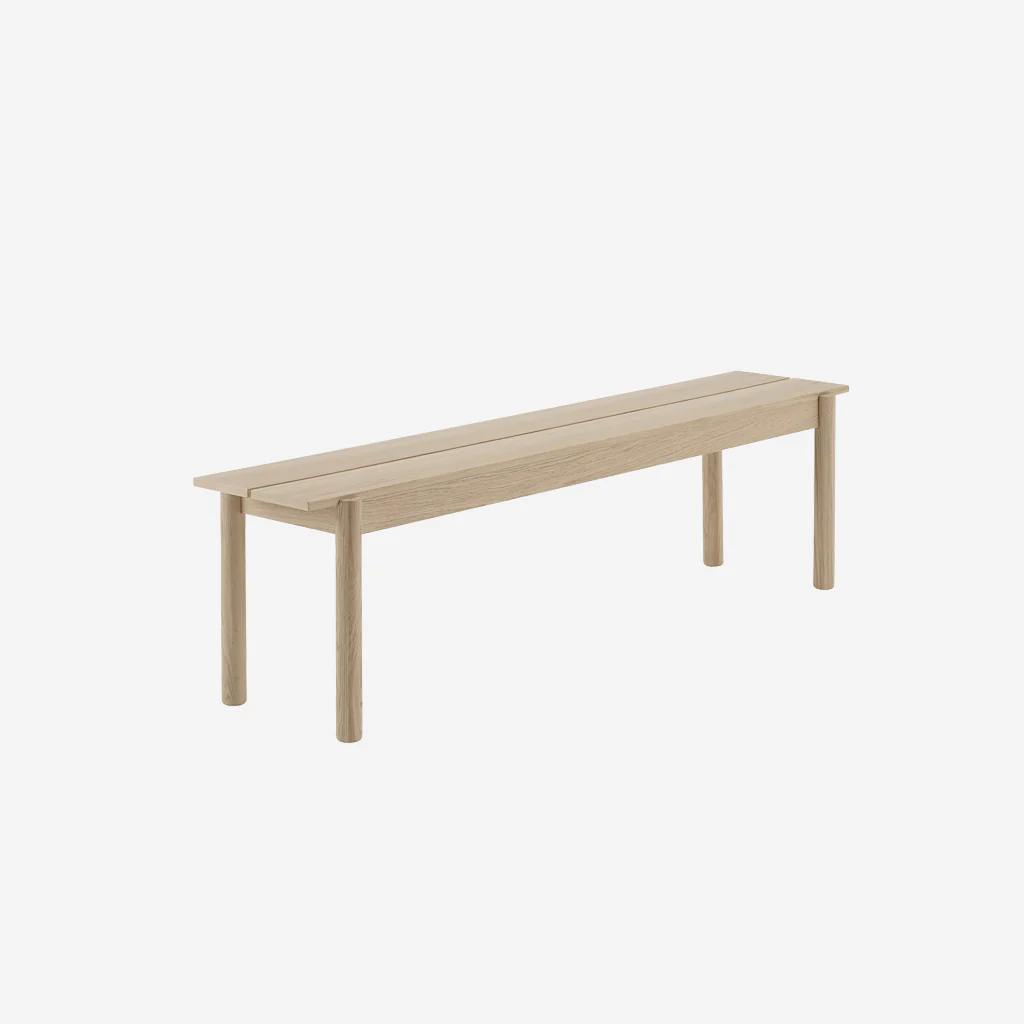 Muuto Linear Wood Oak Bench Long