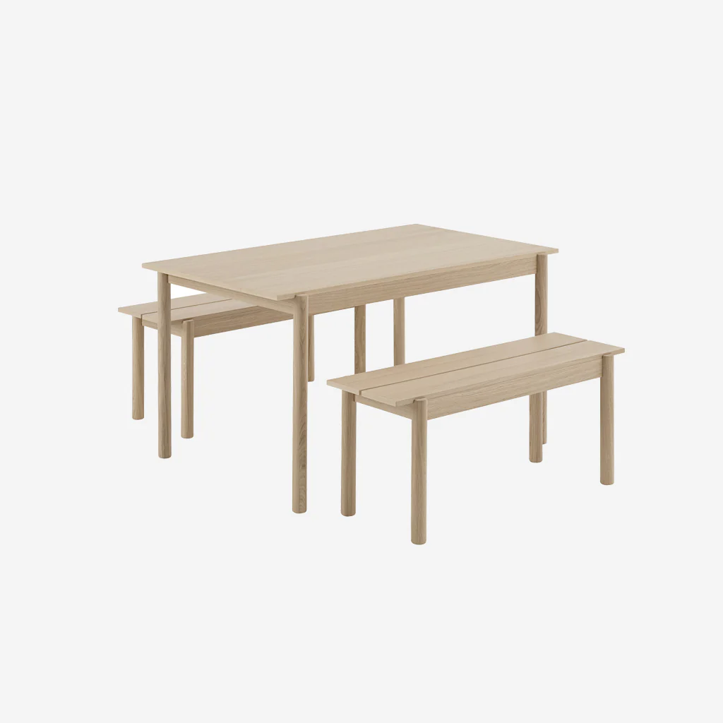 Muuto Linear Wood Oak Table 140cm - Image 4