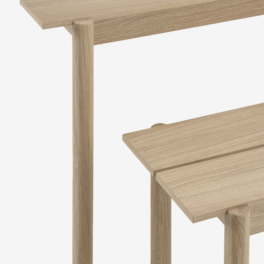 Muuto Linear Wood Oak Table 140cm - Image 9