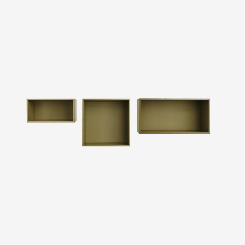 Muuto Mini Stacked Brown Green Medium - Image 2