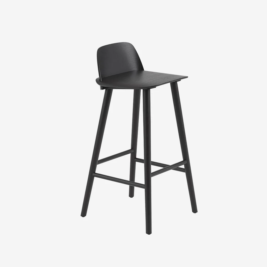 Muuto Nerd Bar Stool Black